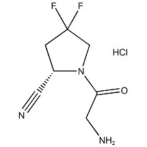 (S)-1-(2-Aminoacetyl)-4,4-difluoropyrrolidine-2-carbonitril Trifluoroacetate Số CAS:1448440-51-4